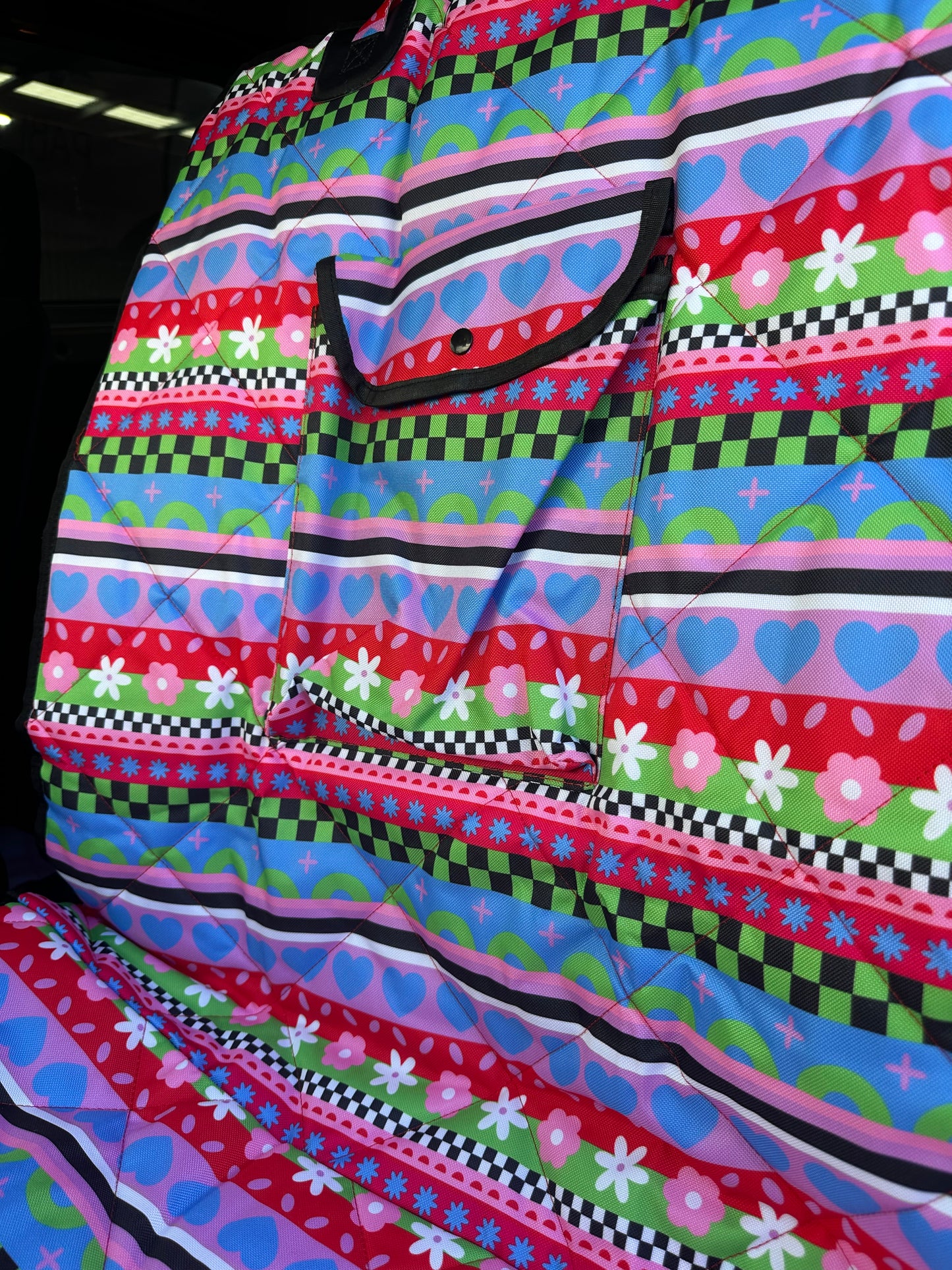 Saint's Sweater: Single Car Seat Cover