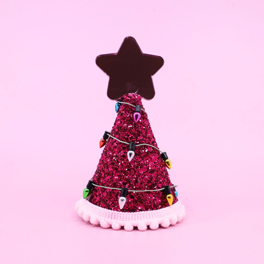 Pablo's Christmas Pawty Hat: The Christmas Tree - Pink