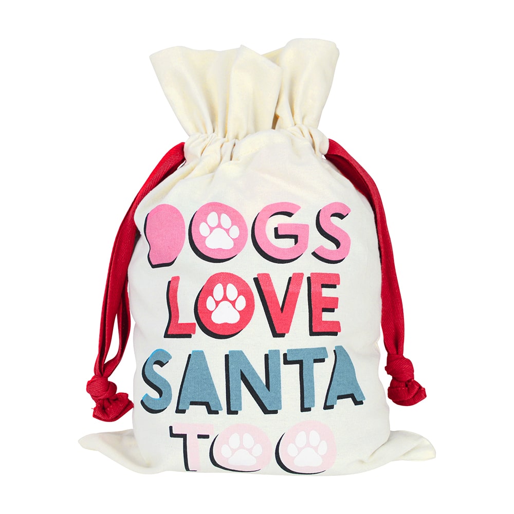 Dog Santa Sack - Dogs Love Santa Too