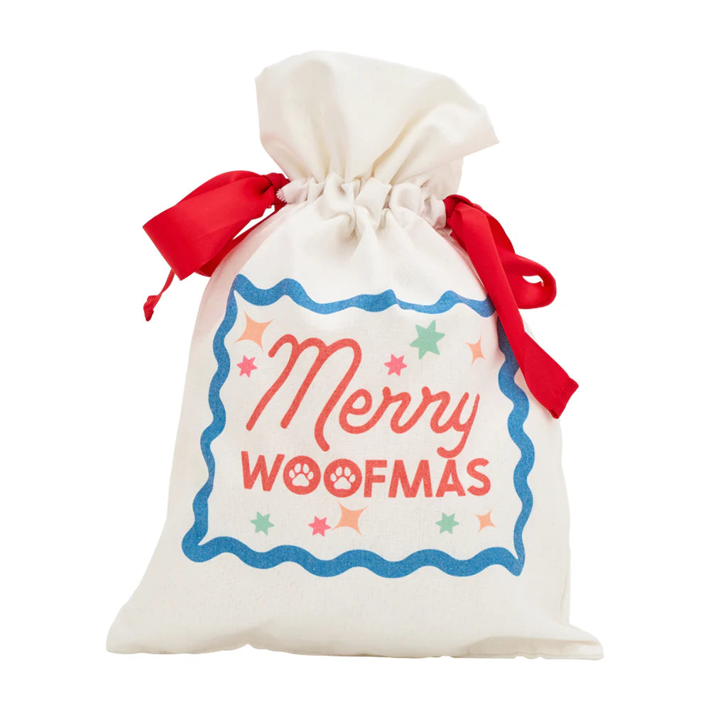Dog Santa Sack - Merry Woofmas