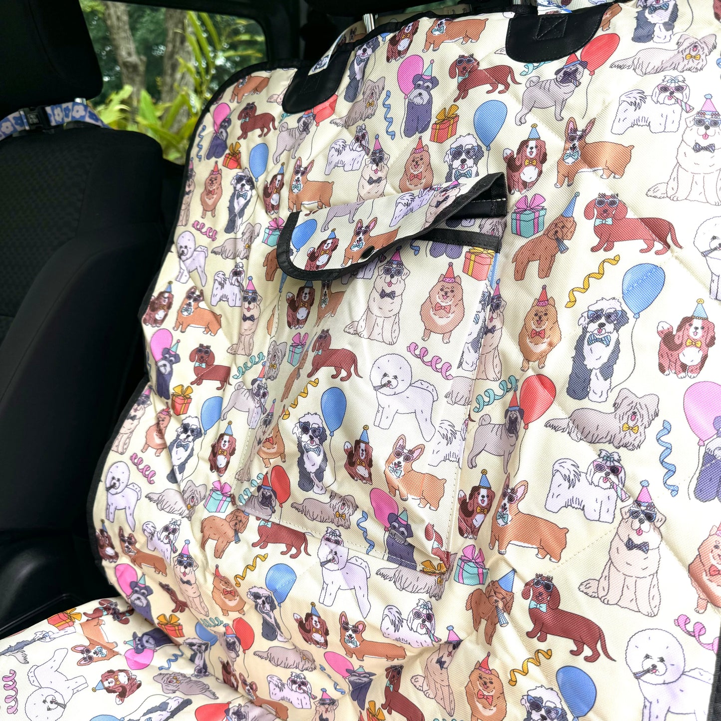 Party Dawgs: Single Car Seat Cover
