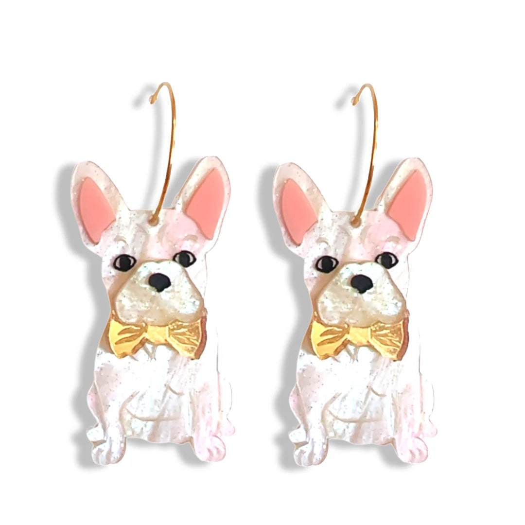 Frenchie Pet Earrings