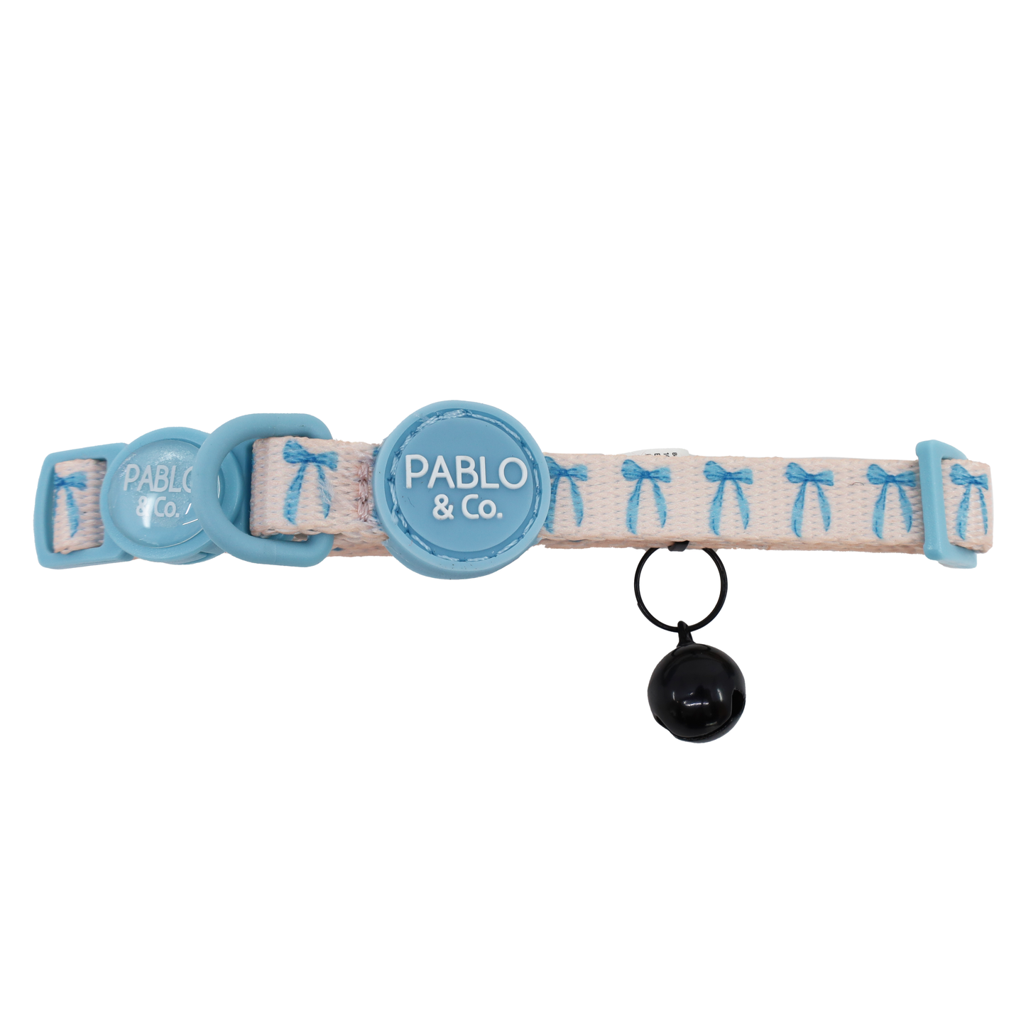 Baby Blue Bows: Cat Collar