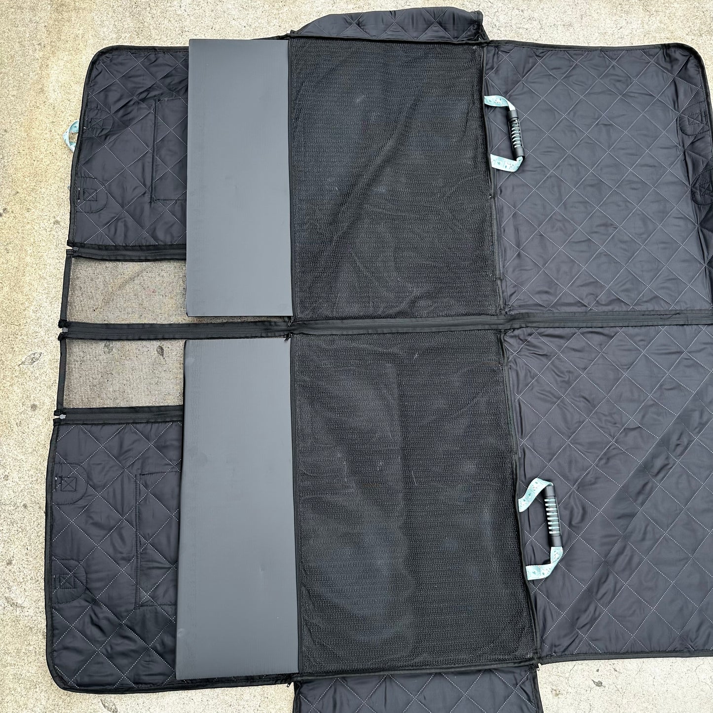 Blushing Stripes: Deluxe Hammock Car Seat Cover