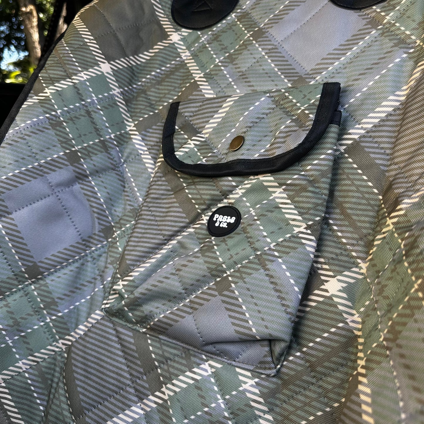 Green Plaid: Deluxe Single Car Seat Cover
