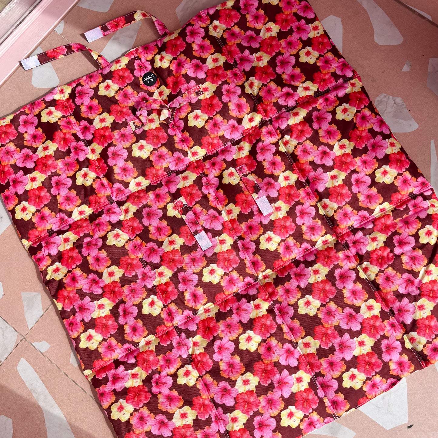 Deluxe Travel Mat: Hibiscus