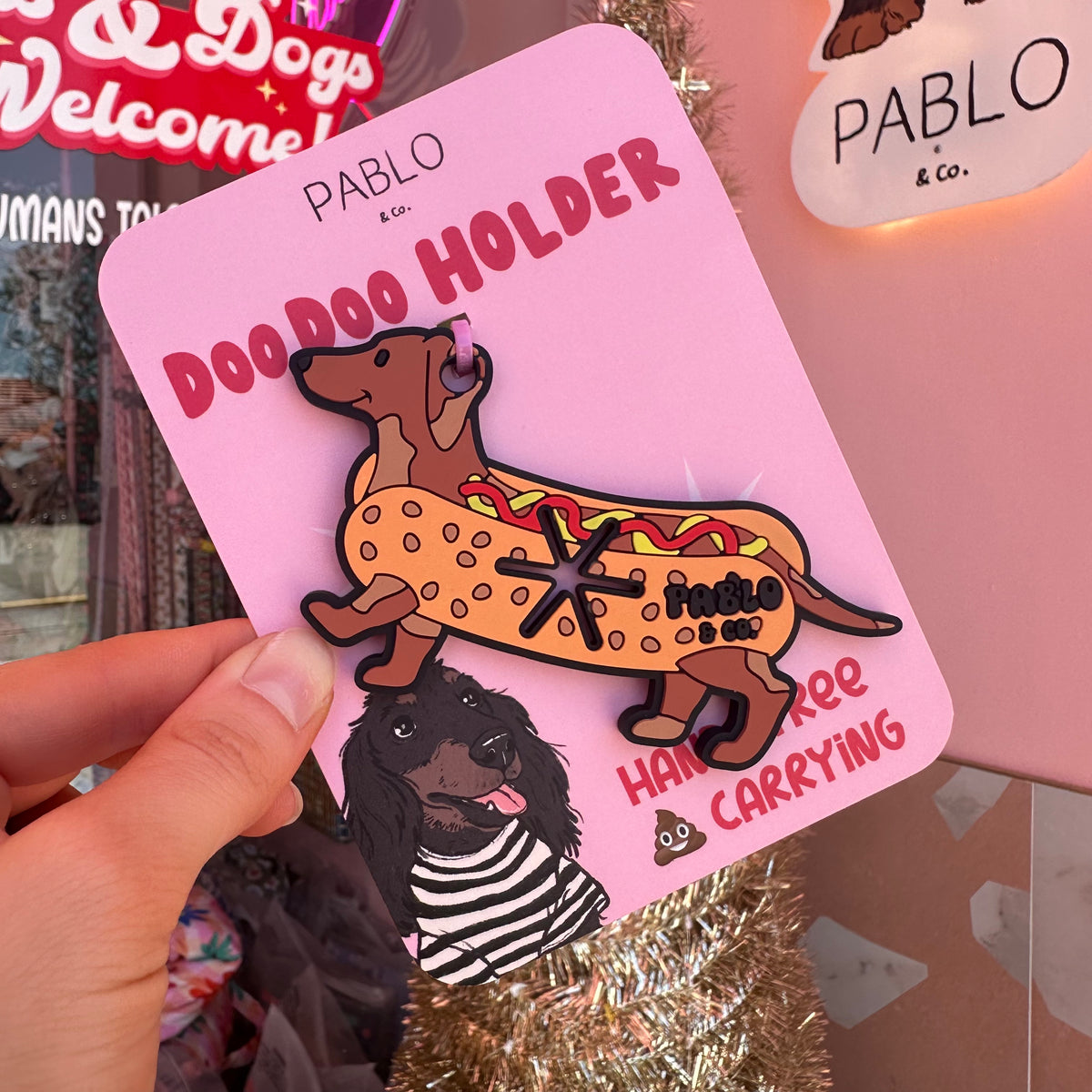 Wiener Dog Doo Doo Holder Pablo & Co. Boutique