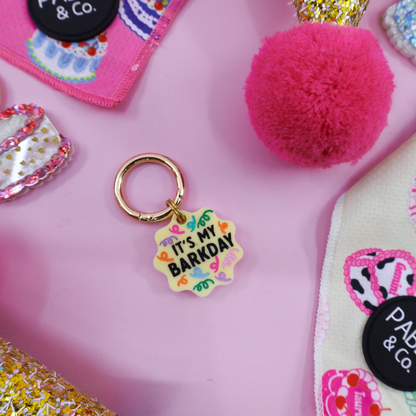 Personalised Pet ID Tag: It's My Barkday