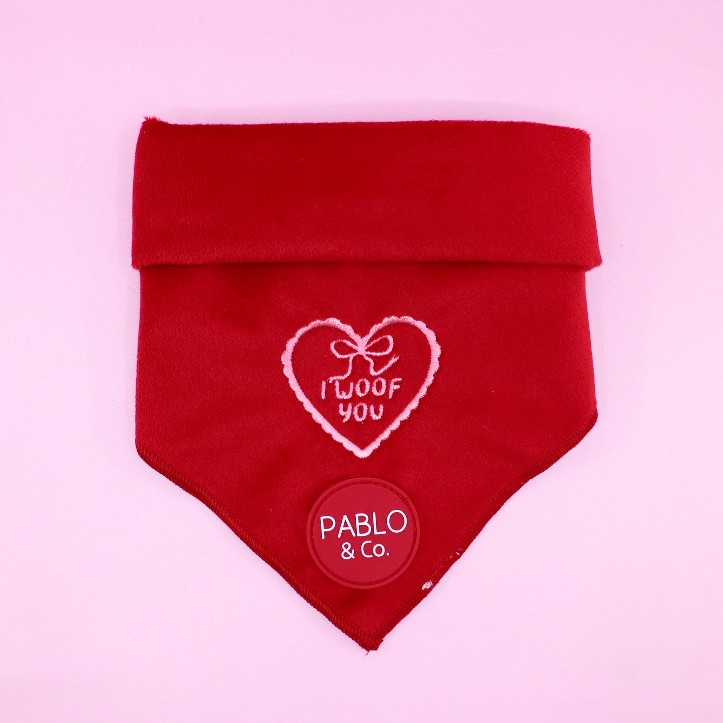 I Woof You: Dog Bandana