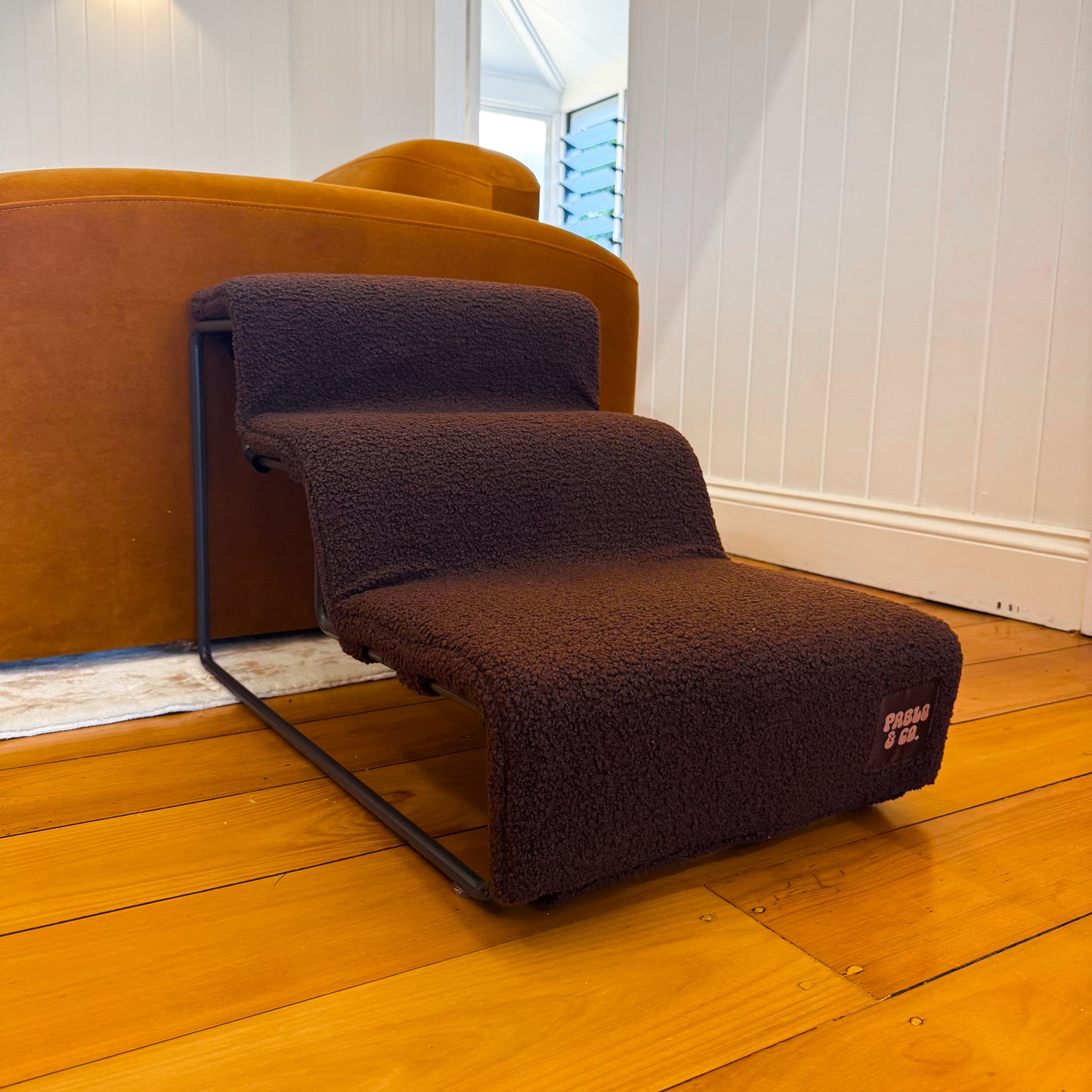 Pet Stairs for Cats & Dogs - Chocolate Brown