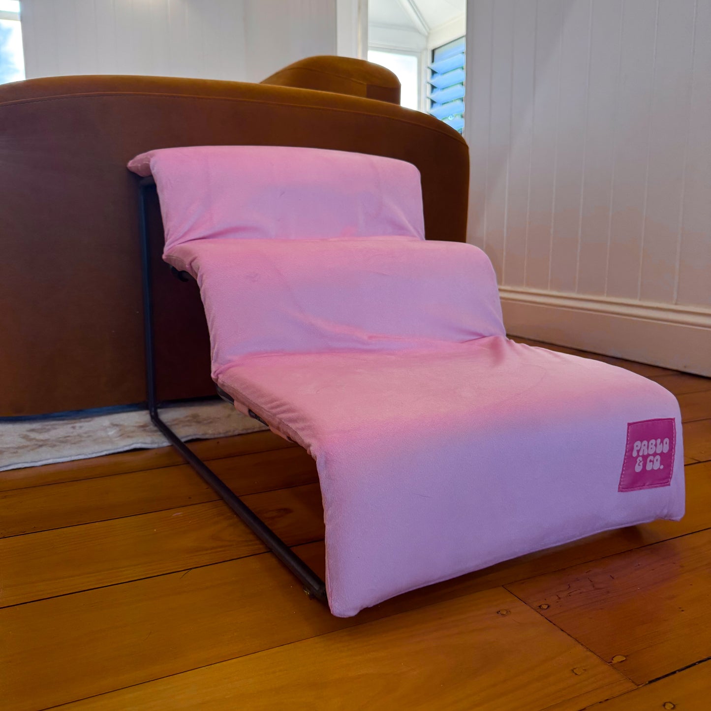 Pet Stairs for Cats & Dogs - Baby Pink