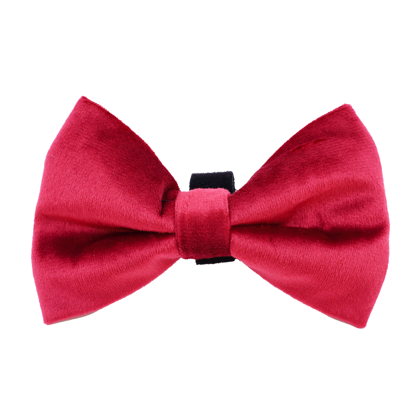 Burgundy Velvet Bow Tie