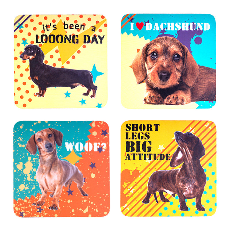 Dachshund Coaster Set