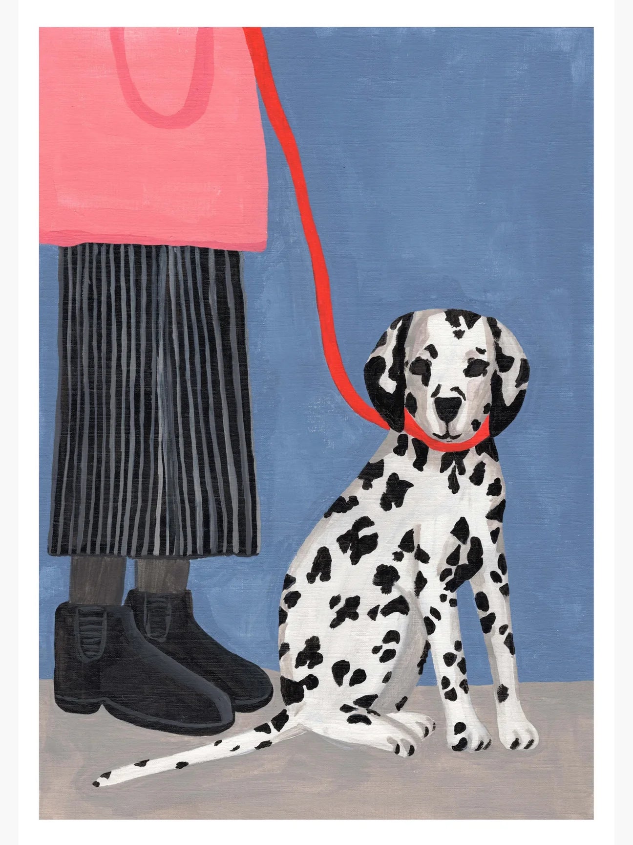Dalmatian: Art Print by iga illustrations