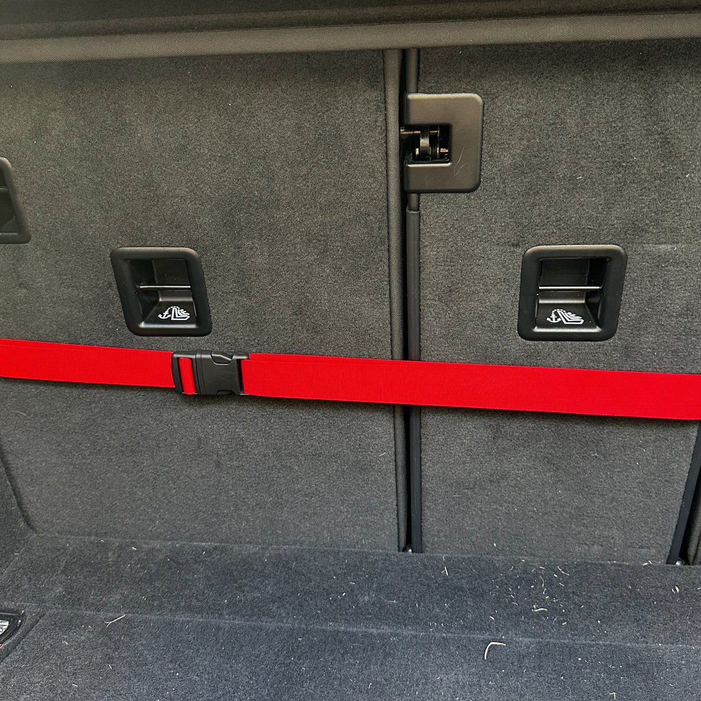 Deluxe Travel Car Bed: Leopard Cherries