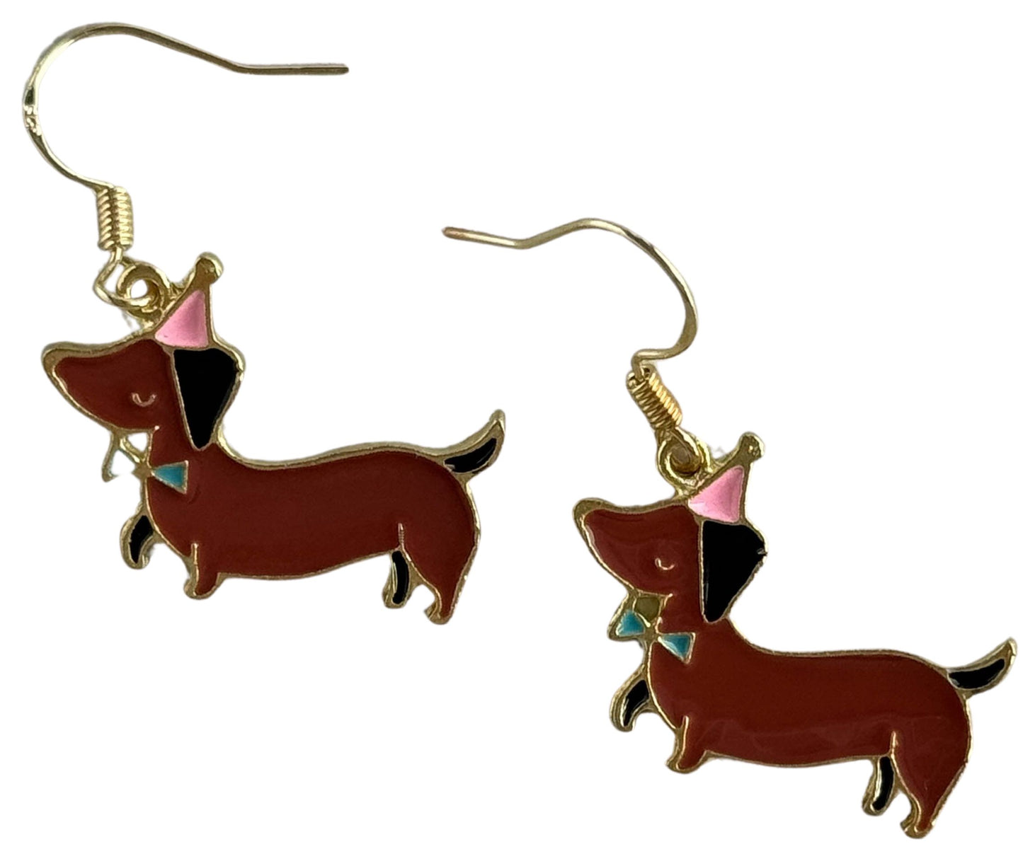 Sausage Dog Party Earrings