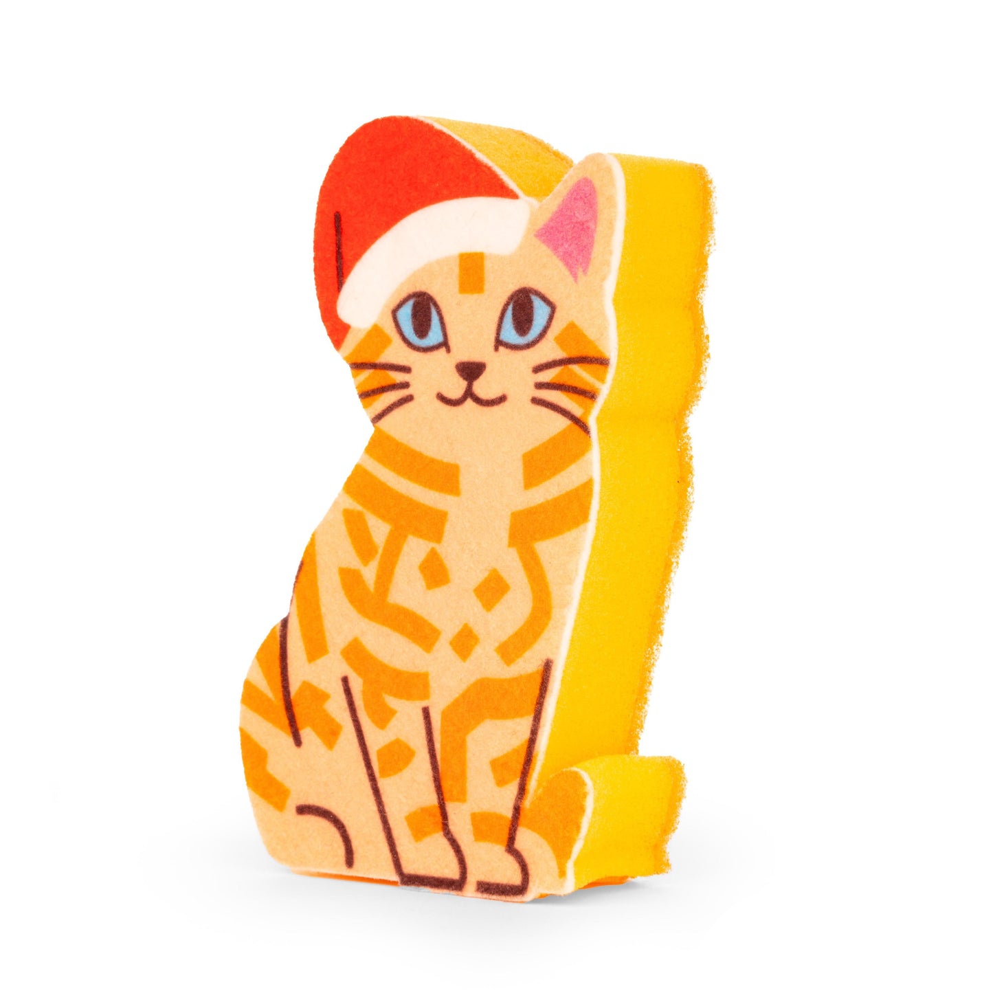 Kikkerland: Santa Kitty Sponge