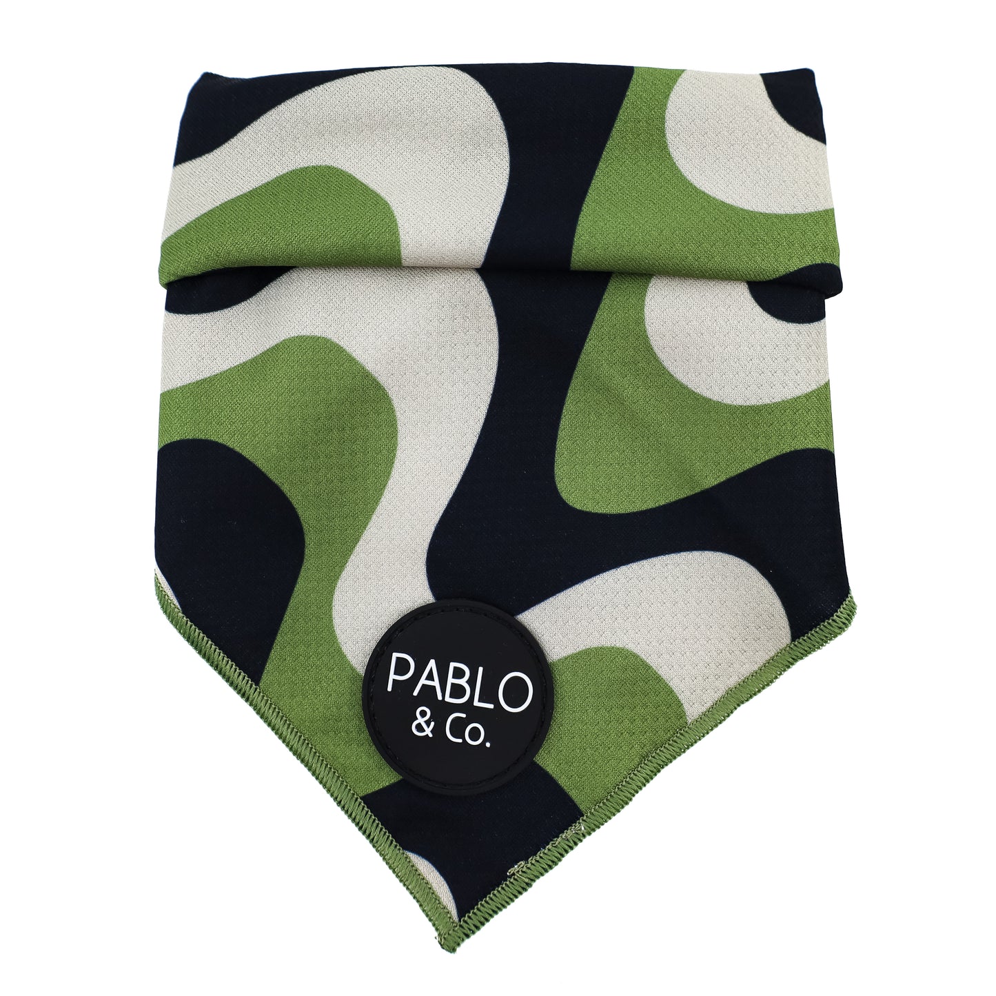 Navy Wavy - Dog Bandana