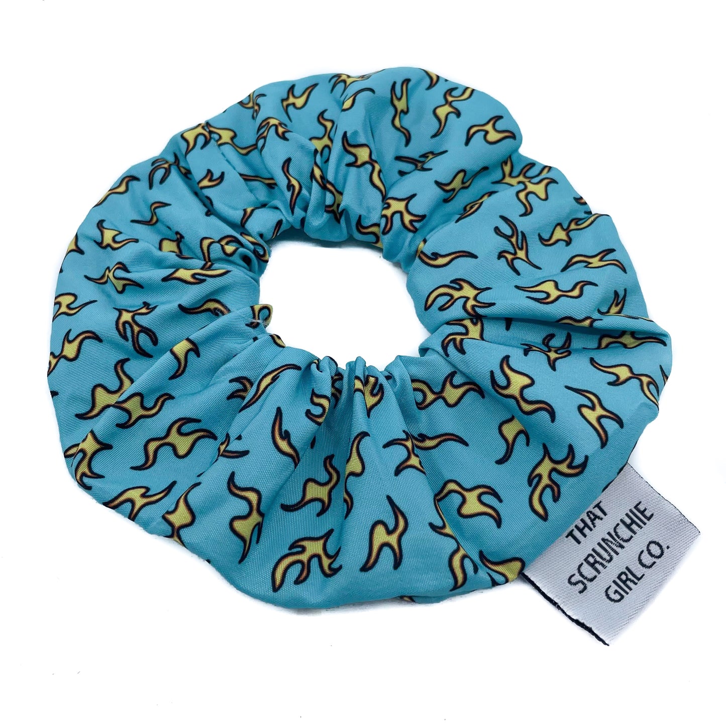 90's Flames Scrunchie