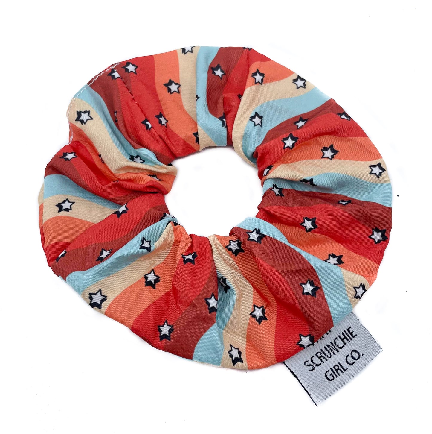 Retro Stars Scrunchie