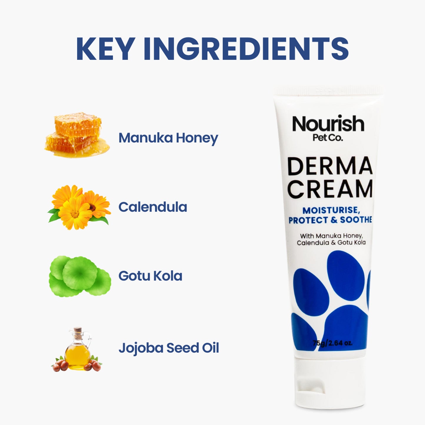 Nourish Pet Co: Derma Cream 75g