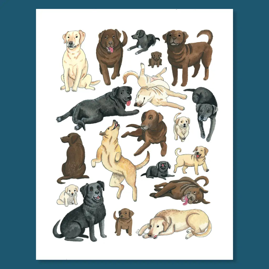 Dog Breeds Art Prints