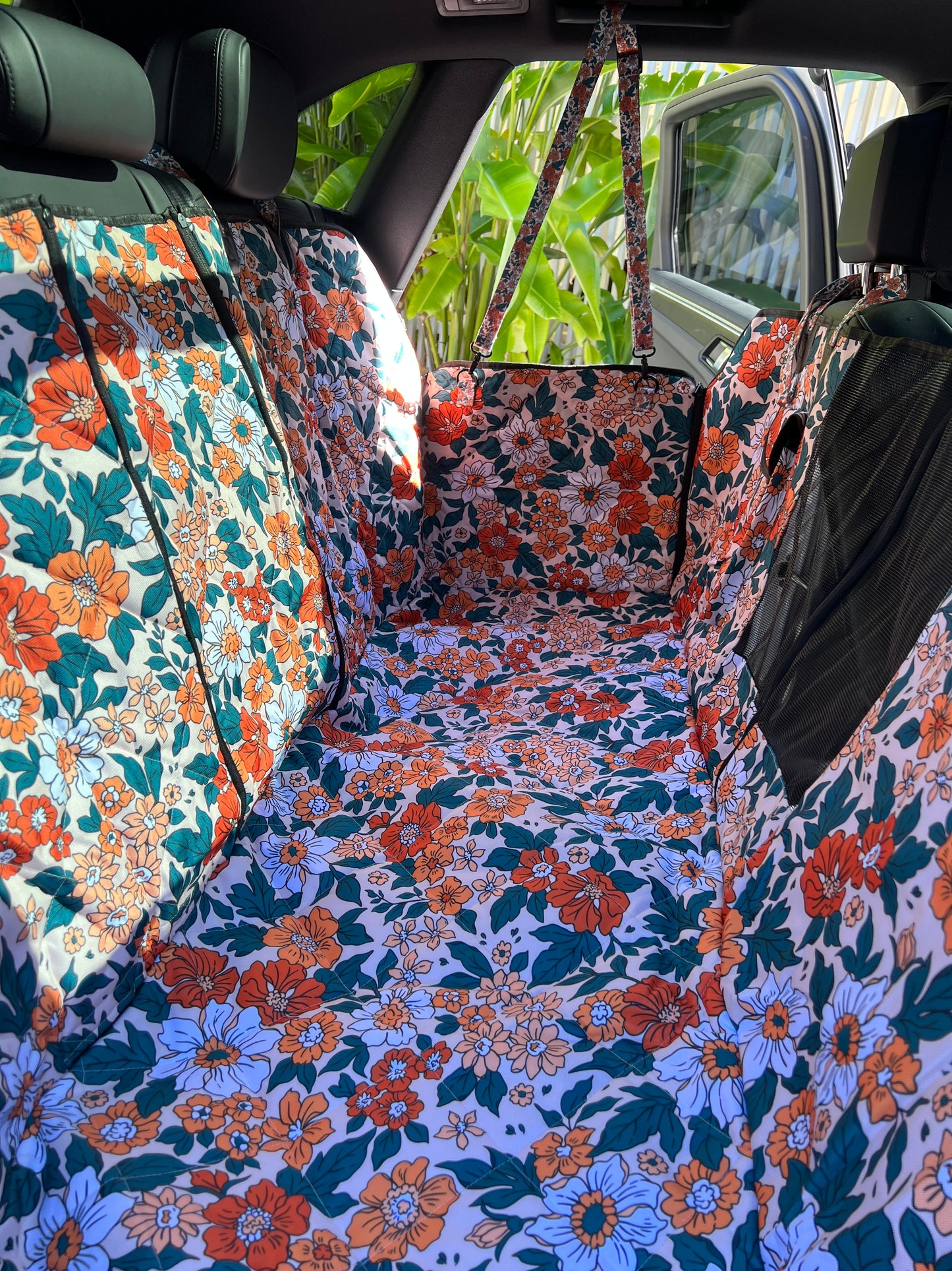 Wildflowers: Deluxe Hammock Car Seat Cover