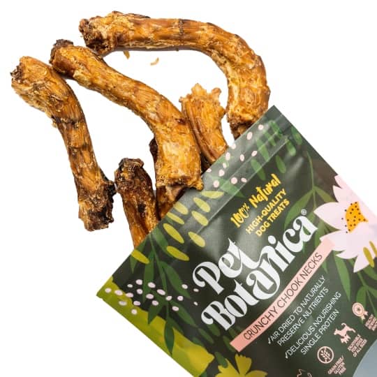 Pet Botanica: Crunchy Chook Necks Dog Treats
