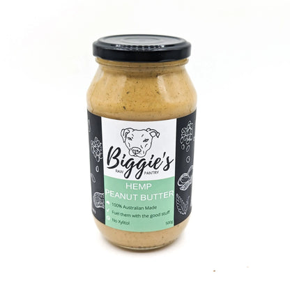 Hemp Peanut butter: Biggie's Raw Pantry