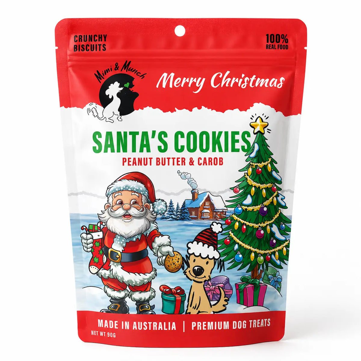 Mimi & Munch Santa's Cookies Dog Biscuits