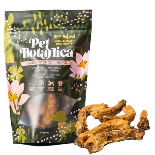 Pet Botanica: Crunchy Chook Necks Dog Treats