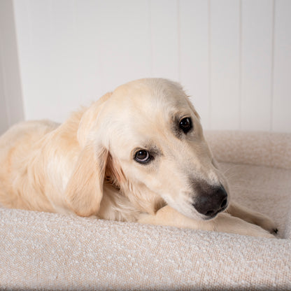 Orthopedic Memory Foam Boucle Dog Bed: Cloud