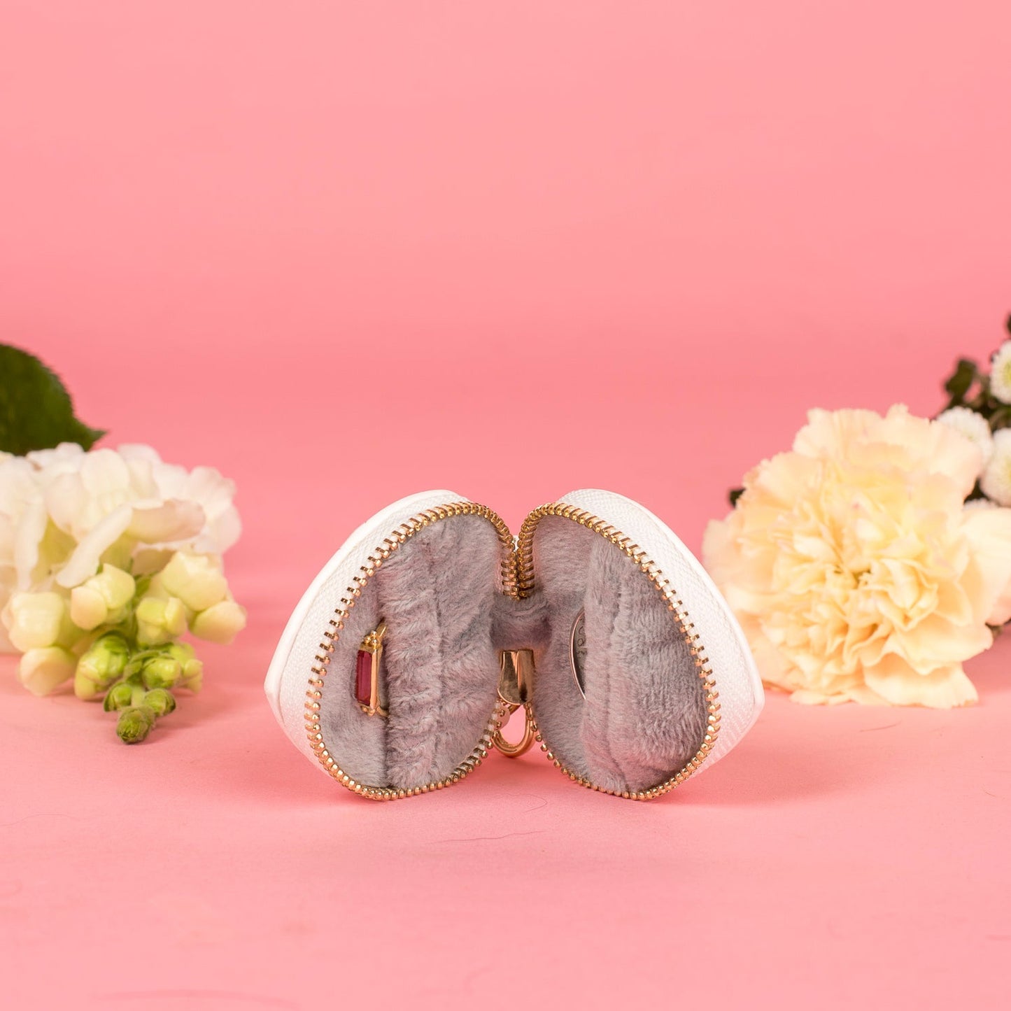 Heart Dog Ring Bearer Pouch