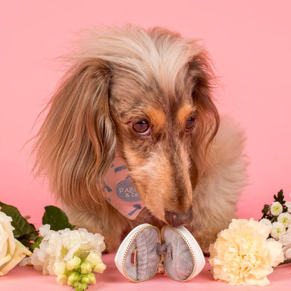 Heart Dog Ring Bearer Pouch