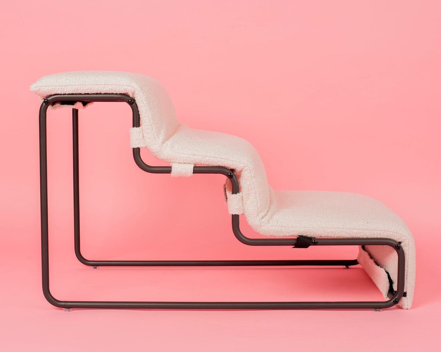 Pet Stairs for Cats & Dogs - White Boucle