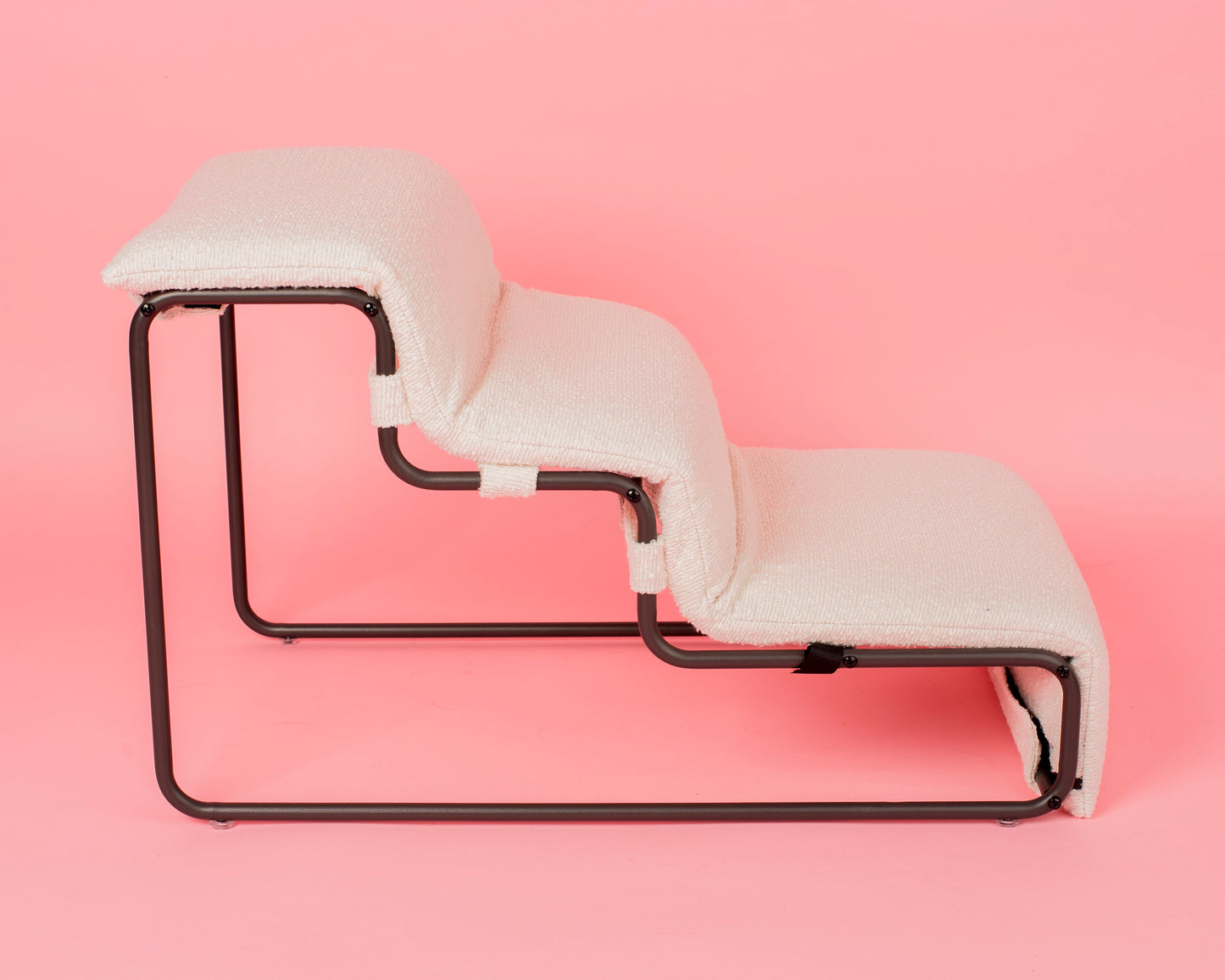 Pet Stairs for Cats & Dogs - White Boucle