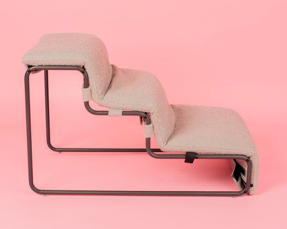 Pet Stairs for Cats & Dogs - Grey Boucle