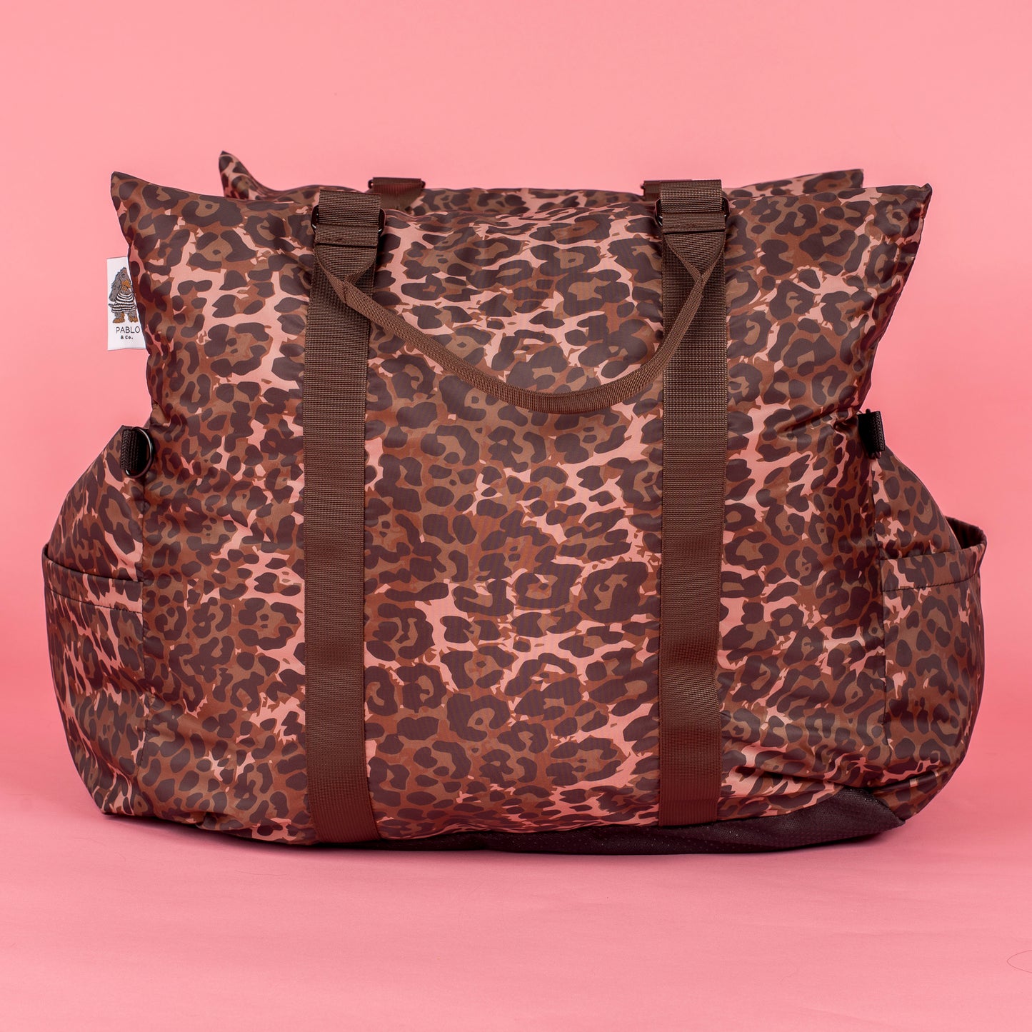 Deluxe Travel Car Bed: Leopard