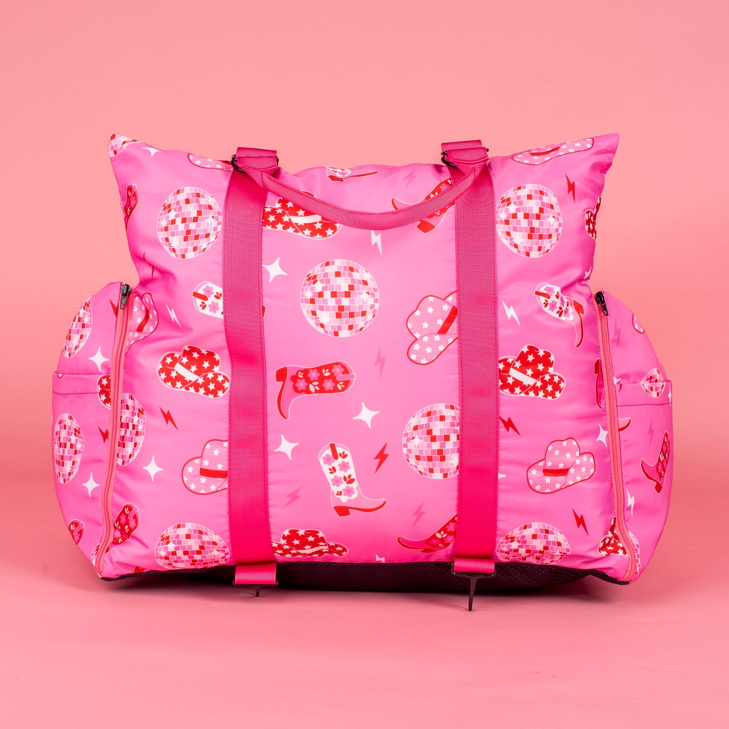 Deluxe Travel Car Bed: Disco Cowgirl