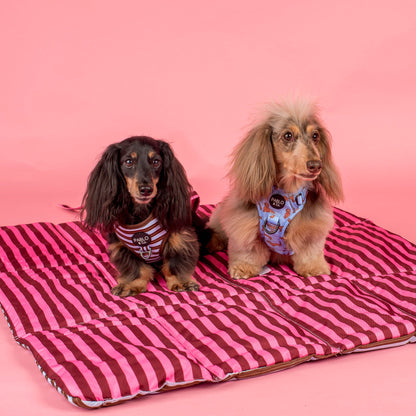 Deluxe Travel Mat: Blushing Stripes & Sunday Stripes