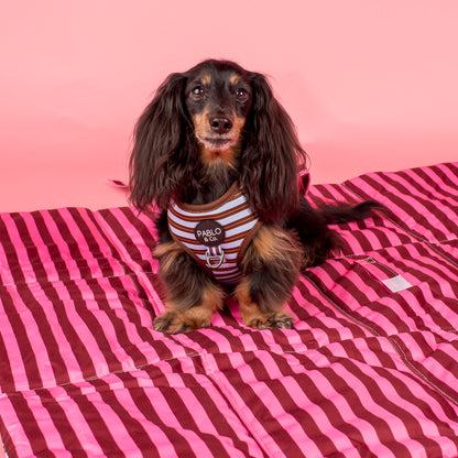 Deluxe Travel Mat: Blushing Stripes & Sunday Stripes