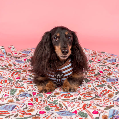Deluxe Travel Mat: Farmers Market & Sunny Sunflowers