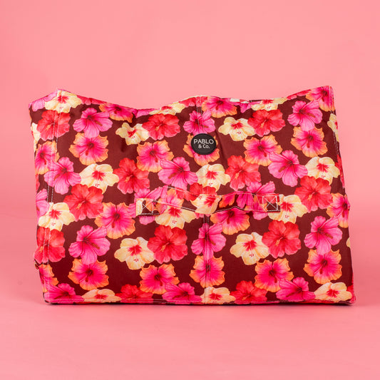 Deluxe Travel Mat: Hibiscus