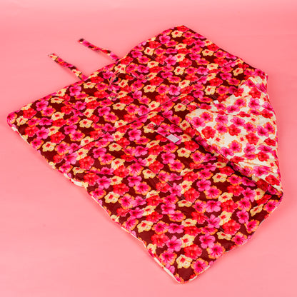 Deluxe Travel Mat: Hibiscus