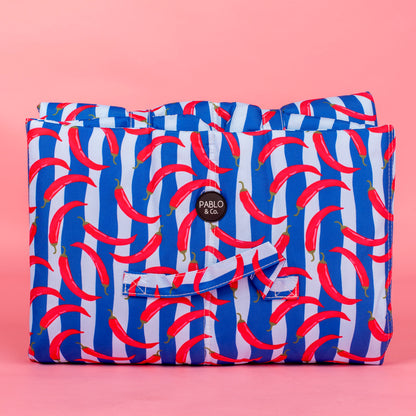 Deluxe Travel Mat: Hot Chillies