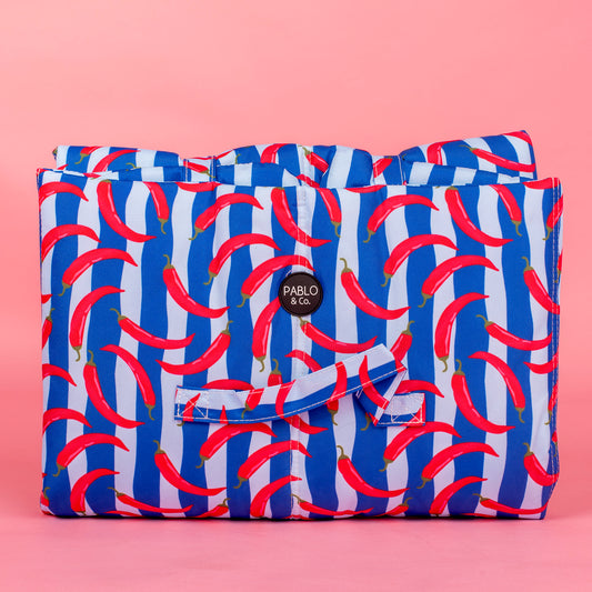 Deluxe Travel Mat: Hot Chillies