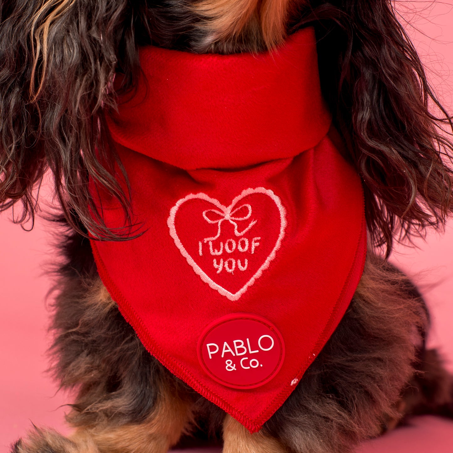 I Woof You: Dog Bandana