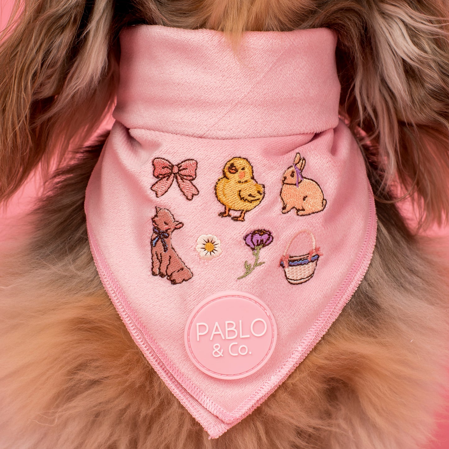 Easter Parade: Velvet Dog Bandana