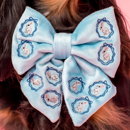 Easter Bunny: Velvet Sailor Bow