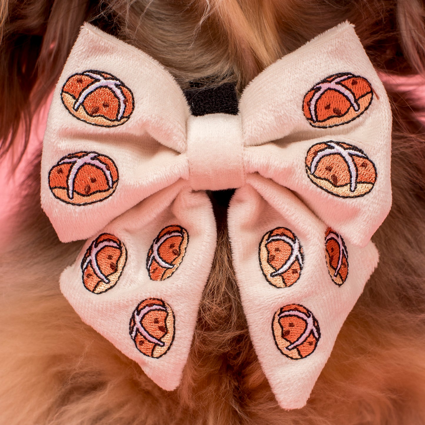 Hot Cross Buns: Velvet Sailor Bow